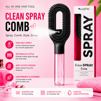 2-in-1 Spray Hair Comb with Water Tank